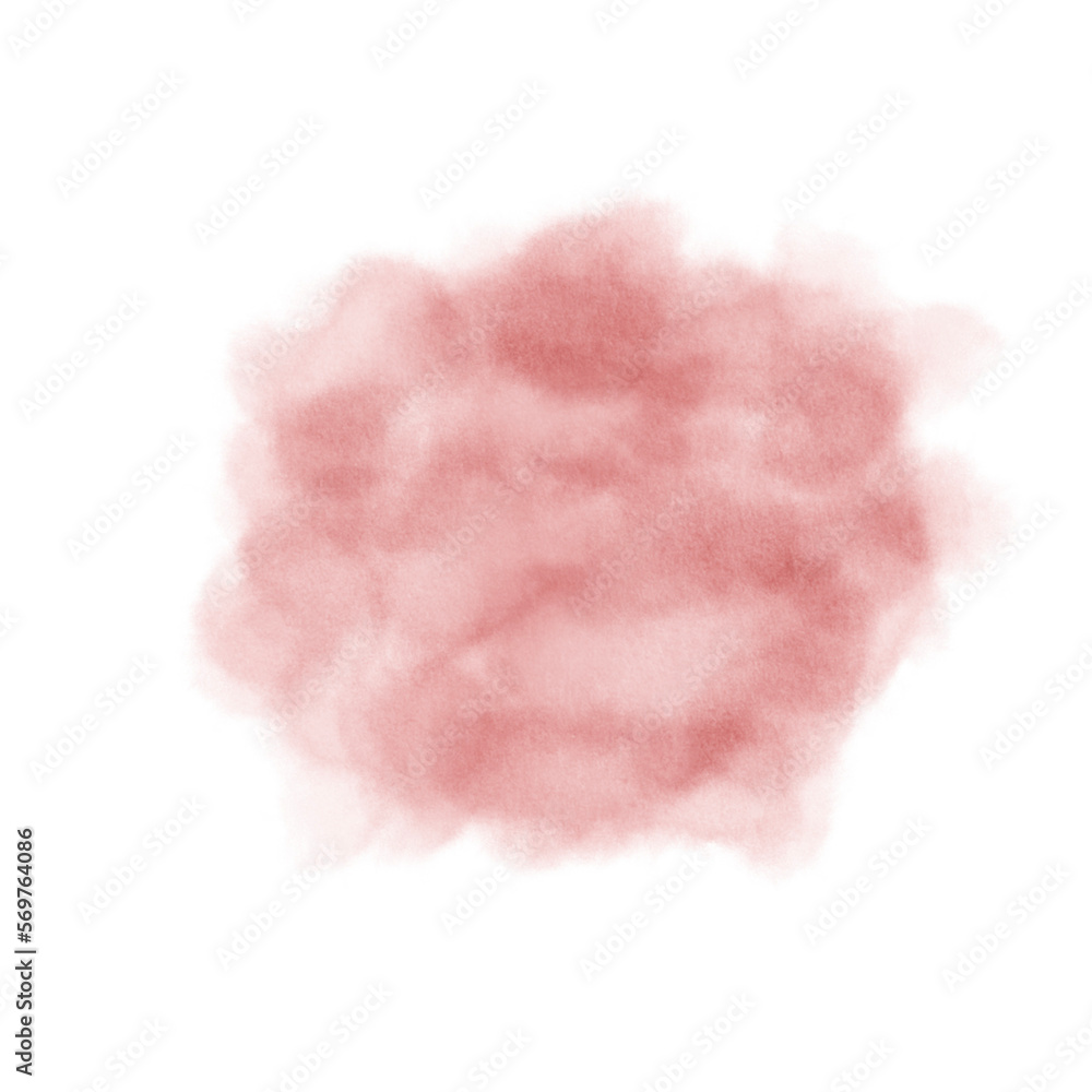 Stylized maroon abstract brush