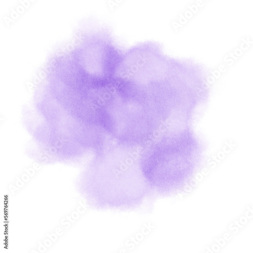 Stylized purple abstract brush