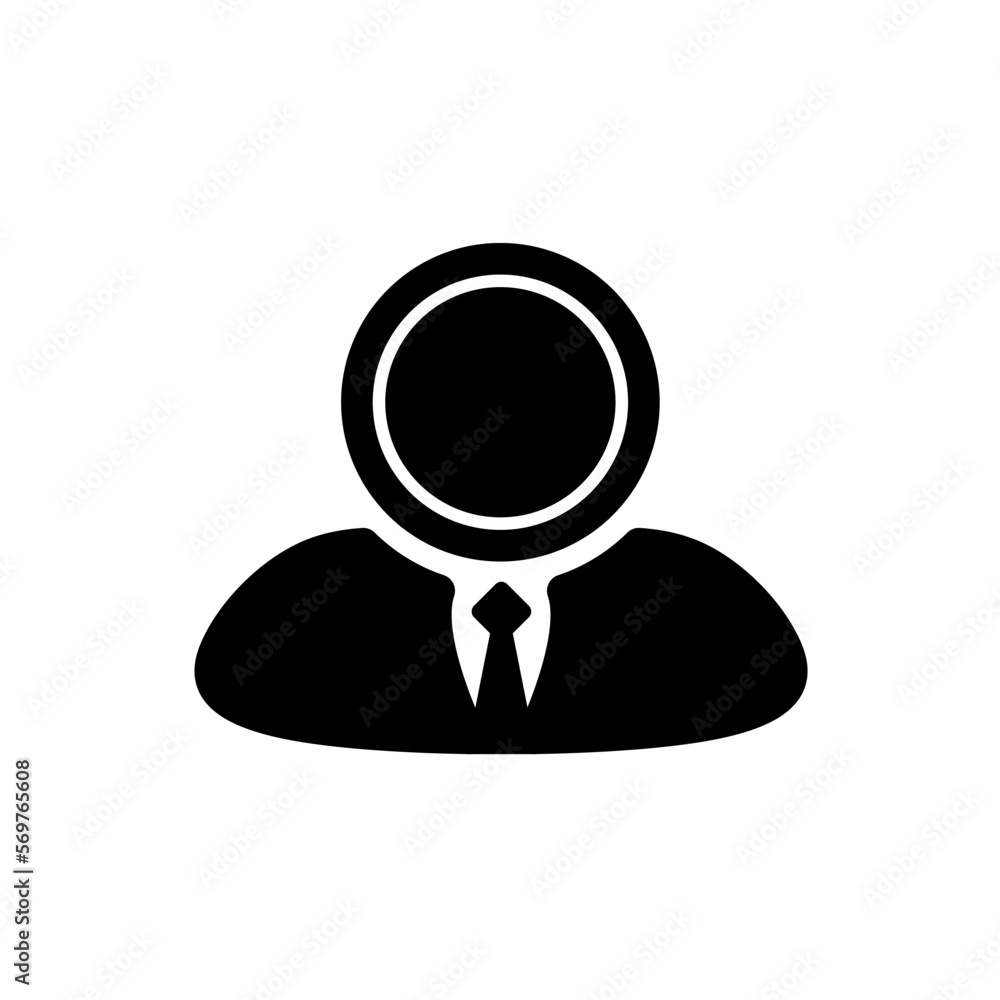 Businessman vector icon. People wearing suits and ties icon. Flat design. Businessman vector icon. People wearing suits and ties icon. Flat design.