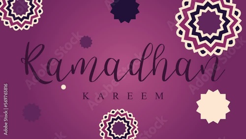 Ramadan Kareem-Can be used for opening videos for Muslim celebrations, and can be used for stories on social media