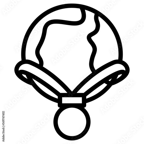 earth and charter icon