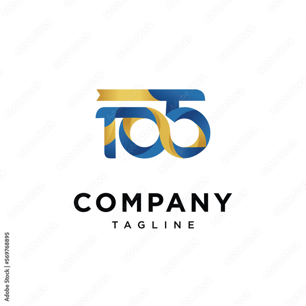 one hundred and five logo vector template.eps one hundred and five logo vector template.eps