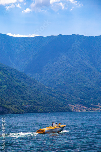 View of Tremezzo village in lake Como, Lombardy, Italy © pierrick