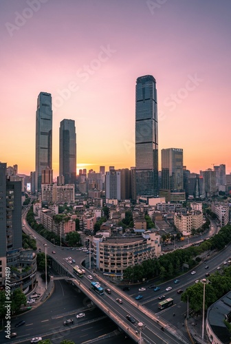 Changsha wharf shimao international financial center world financial center photo