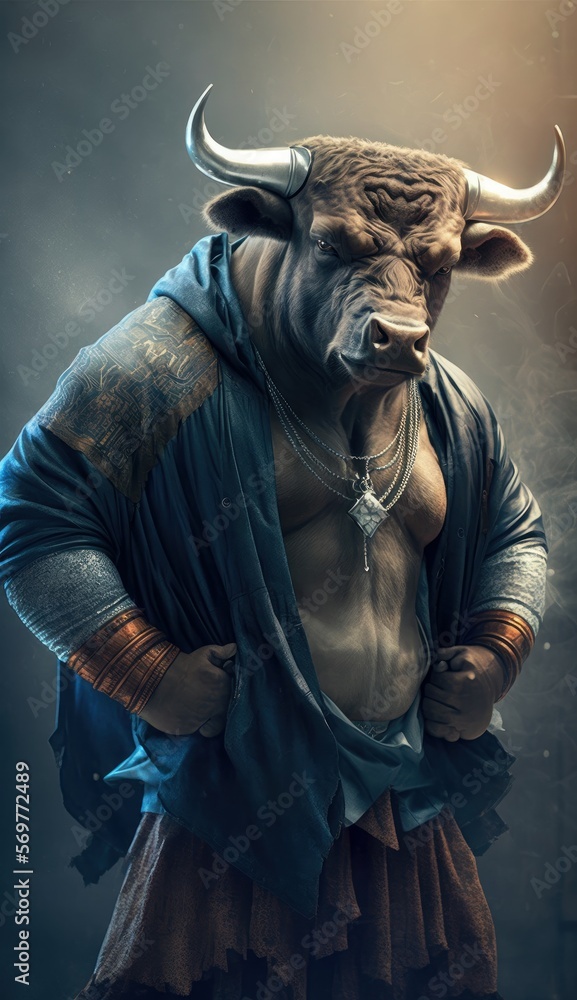 Photo Shoot of King of the Streets:A Majestic Bull Animal Rocked in Hip Hop Streetwear Fashion like Men, Women, and Kids (generative AI) Photo Shoot of King of the Streets:A Majestic Bull Animal Rocked in Hip Hop Streetwear Fashion like Men, Women, and Kids (generative AI)