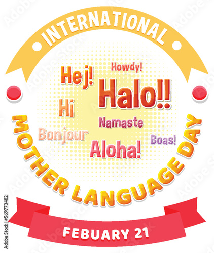 International mother language day banner design