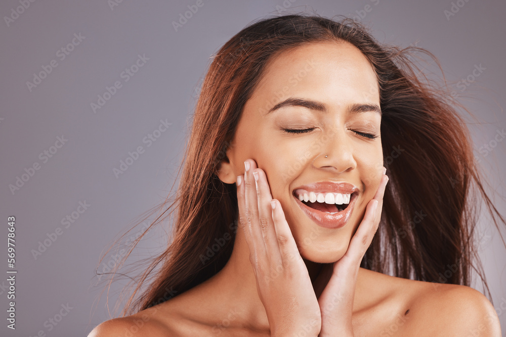 Beauty, hair and skincare with face of woman for shampoo, salon and cosmetics transformation mockup. Keratin, balayage and glow with girl model and self care for product, growth and gloss treatment Beauty, hair and skincare with face of woman for shampoo, salon and cosmetics transformation mockup. Keratin, balayage and glow with girl model and self care for product, growth and gloss treatment