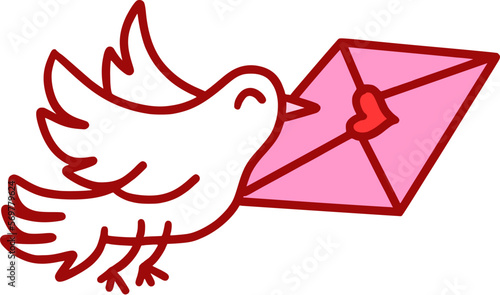 Valentine Day Love Bird