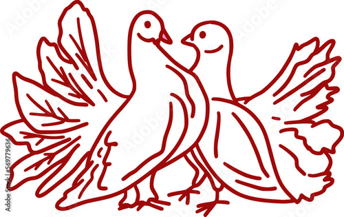 Valentine Day Love Bird