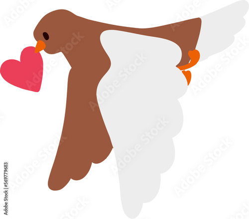 Valentine Day Love Bird