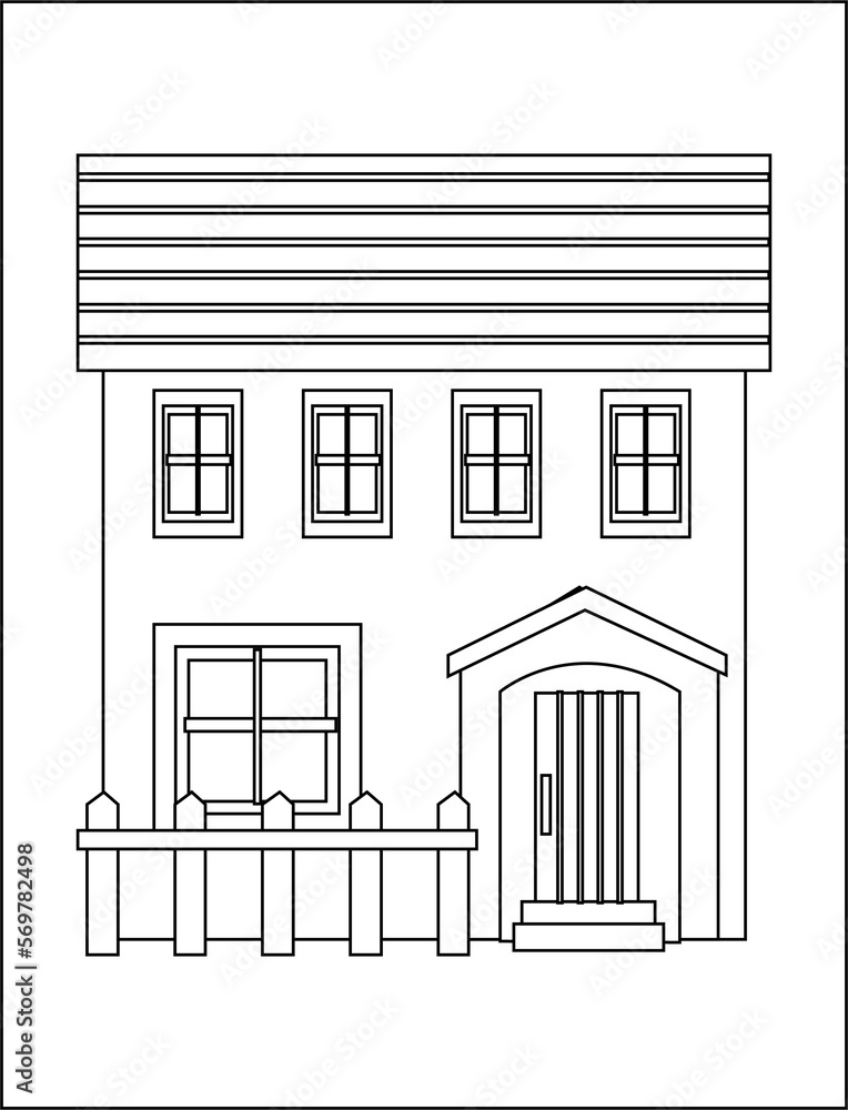 Line Art House.