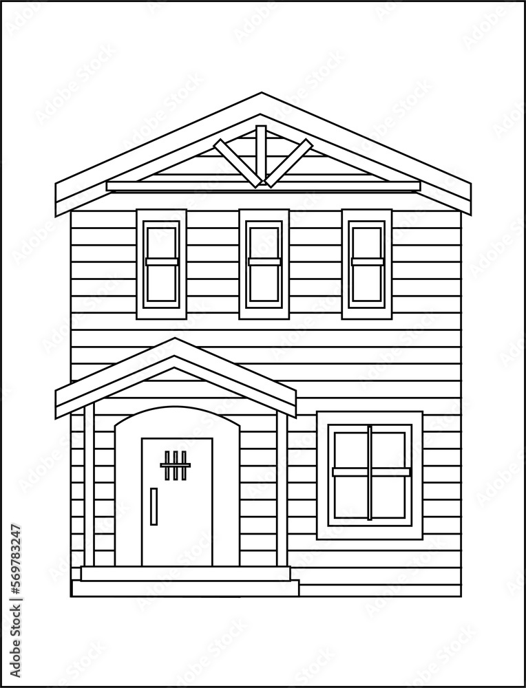 Line Art House. Line Art House.
