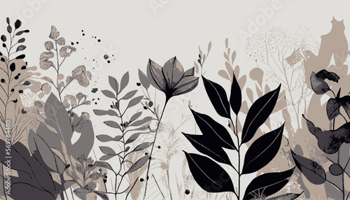 plantation abstract plant background illustration vector graphic