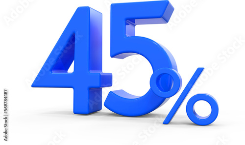 Discount 45 Percent Blue