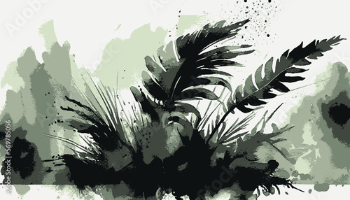 plantation abstract plant background illustration vector graphic