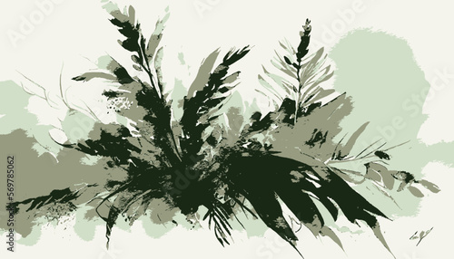 plantation abstract plant background illustration vector graphic
