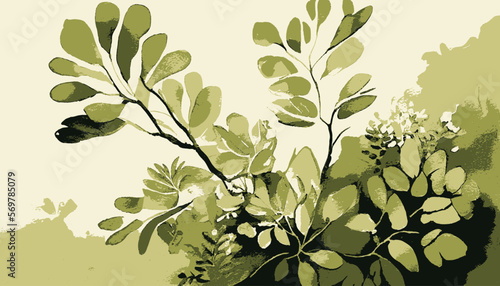 plantation abstract plant background illustration vector graphic