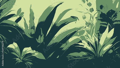 plantation abstract plant background illustration vector graphic