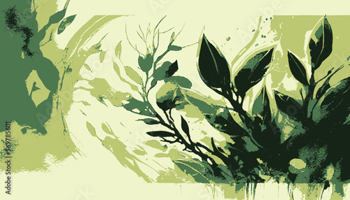 plantation abstract plant background illustration vector graphic