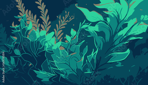 plantation abstract plant background illustration vector graphic