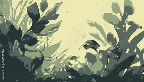 plantation abstract plant background illustration vector graphic