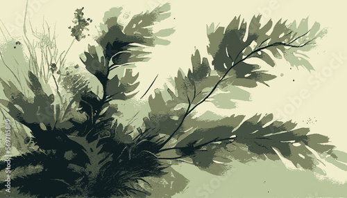 plantation abstract plant background illustration vector graphic