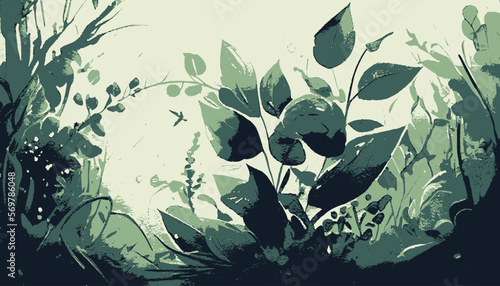 plantation abstract plant background illustration vector graphic