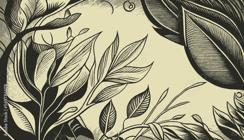 plantation abstract plant background illustration vector graphic