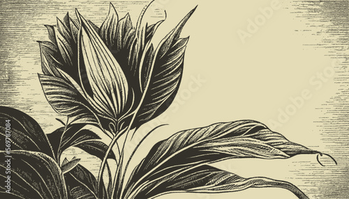 plantation abstract plant background illustration vector graphic