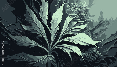 plantation abstract plant background illustration vector graphic