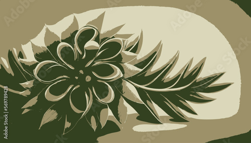 plantation abstract plant background illustration vector graphic