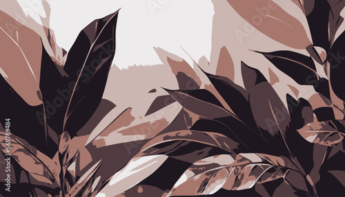 plantation abstract plant background illustration vector graphic
