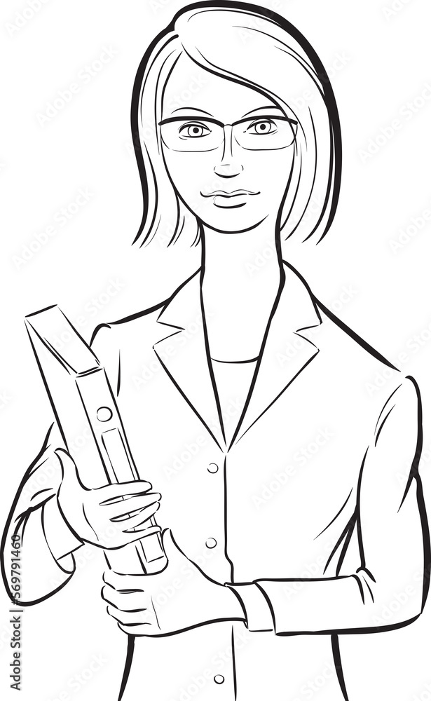 whiteboard drawing business woman with folder - PNG image with transparent background whiteboard drawing business woman with folder - PNG image with transparent background