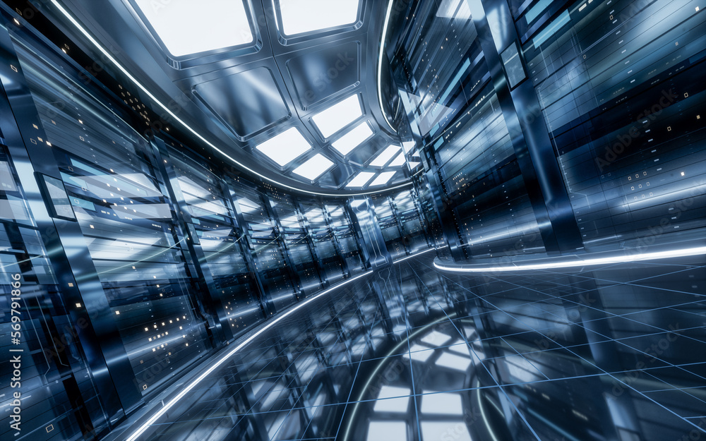 Sever racks and data center, big data and cloud computing concept, 3d rendering. Sever racks and data center, big data and cloud computing concept, 3d rendering.