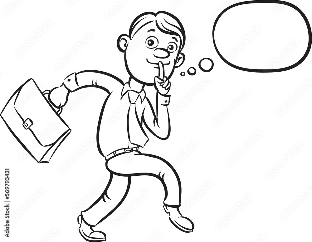 whiteboard drawing cartoon sneaking businessman finger on lips - PNG image with transparent background whiteboard drawing cartoon sneaking businessman finger on lips - PNG image with transparent background