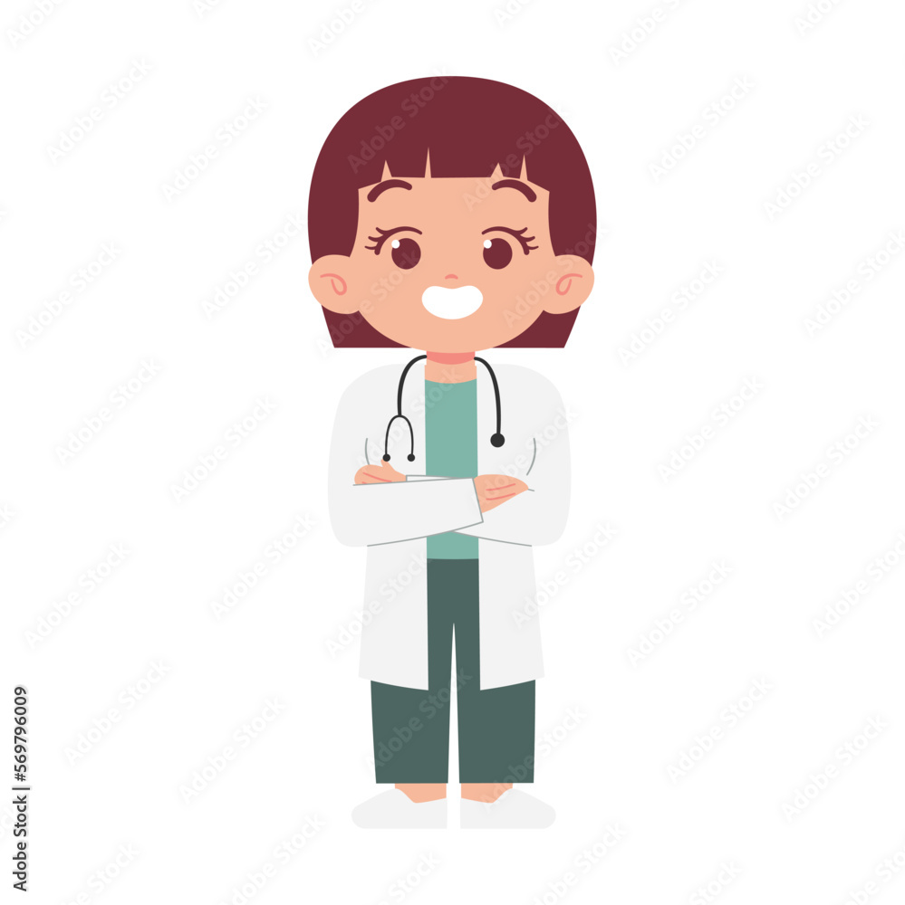 Fototapeta premium Doctor character. Medical concept illustration