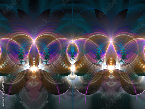 Imaginatory fractal abstract background Image photo