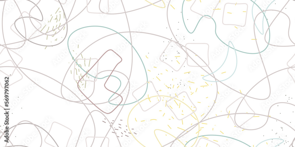 Chaotic Simple Seamless Pattern Textile One Line Chaotic Simple Seamless Pattern Textile One Line