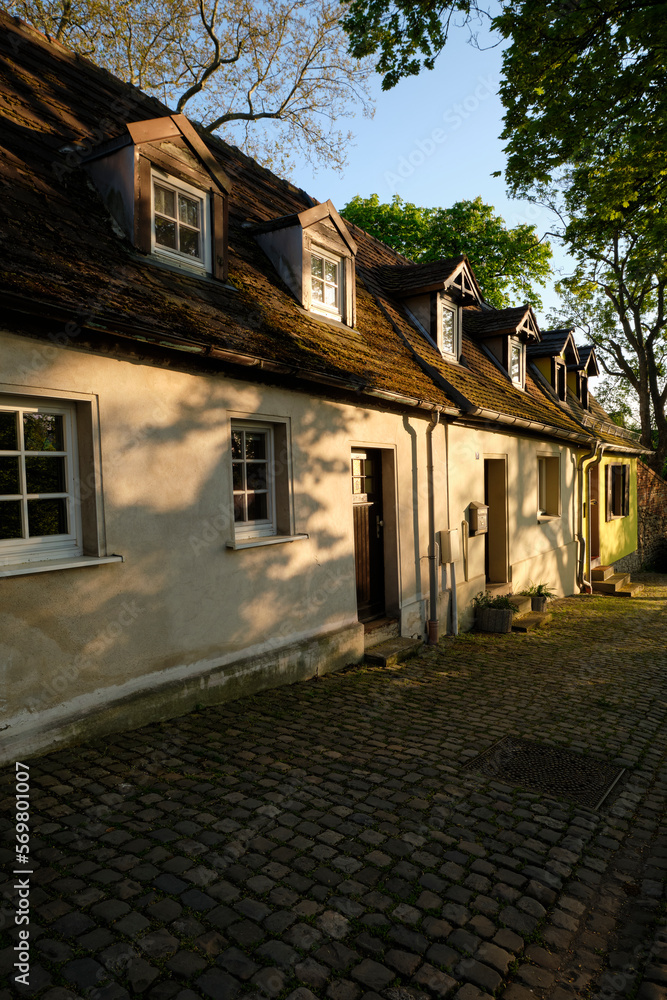 Die historische Altstadt von Zeitz, Burgenlandkreis, Sachsen-Anhalt, Deutschland