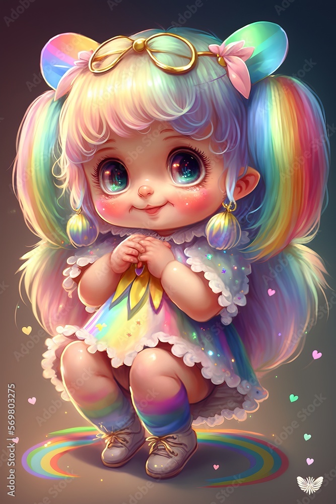 little princess girl. generative ai. little princess girl. generative ai.