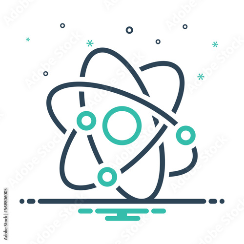 Mix icon for phys physics