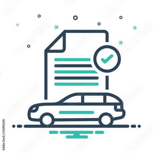 Mix icon for permit