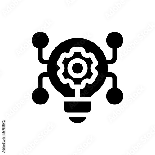 idea glyph icon