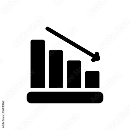 loss glyph icon