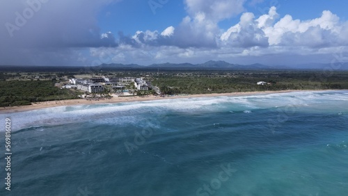 Macao beach Dominican Republic birds view
