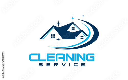 Cleaning Service Logo Design Template