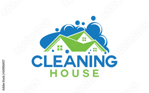 Cleaning Service Logo Design Template