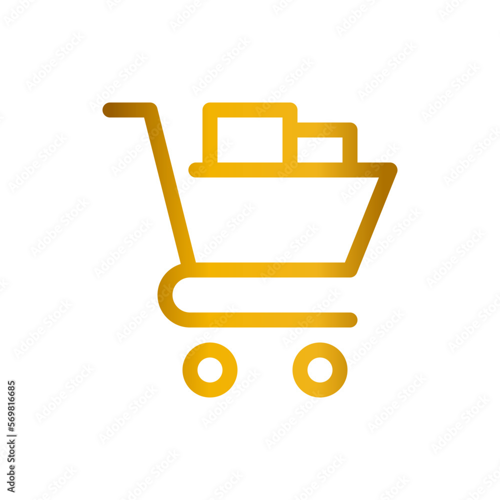 shopping cart gradient icon shopping cart gradient icon