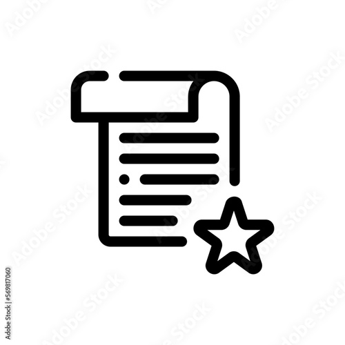 article line icon