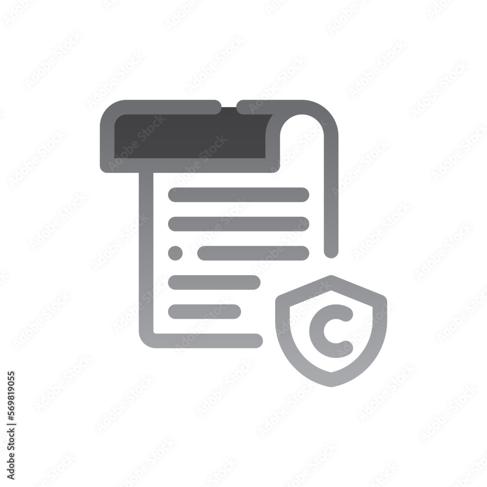copywriting two tone gradient icon copywriting two tone gradient icon
